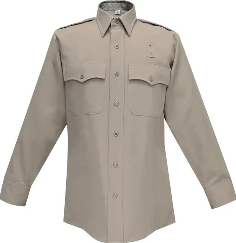 Flying Cross Ladies 34-Reg Tan Long Sleeve Uniform Shirt